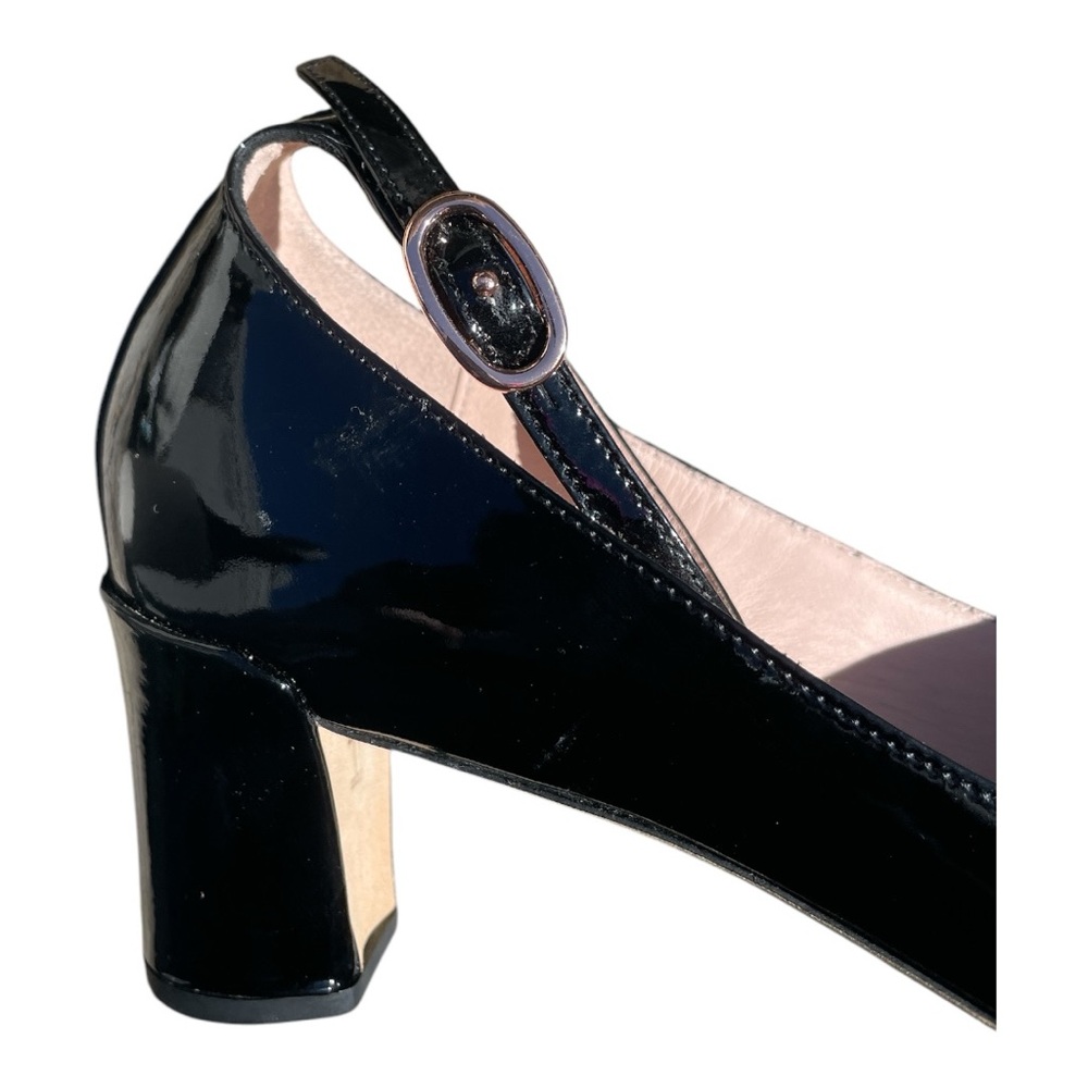 Repetto Electra Mary Jane Pumps Black Patent Leather Size 38.5 - Picture 7 of 8